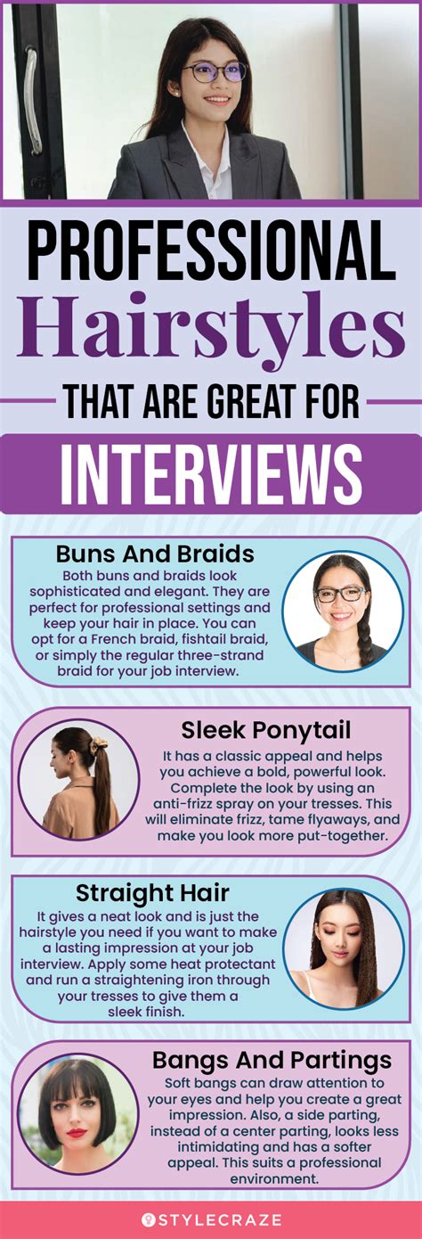 Is it OK to wear hair down for an interview?